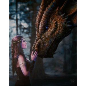 Once Upon a Time Canvas Art Print by Anne Stokes