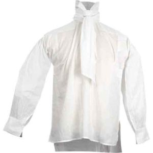Off-White Cotton Cravat Shirt