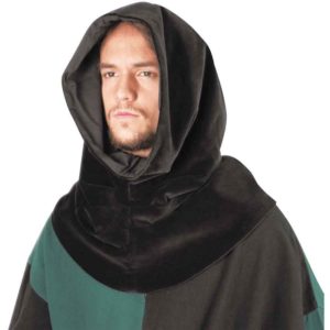 Medieval Velvet Cowl Hood