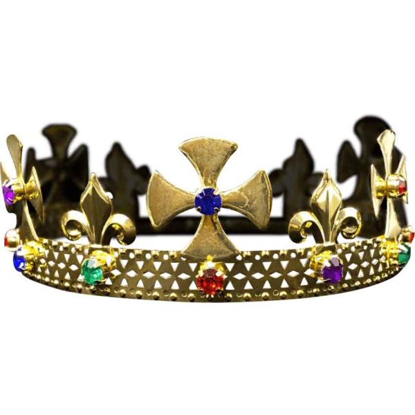 Multi-Colored Gold Kings Crown