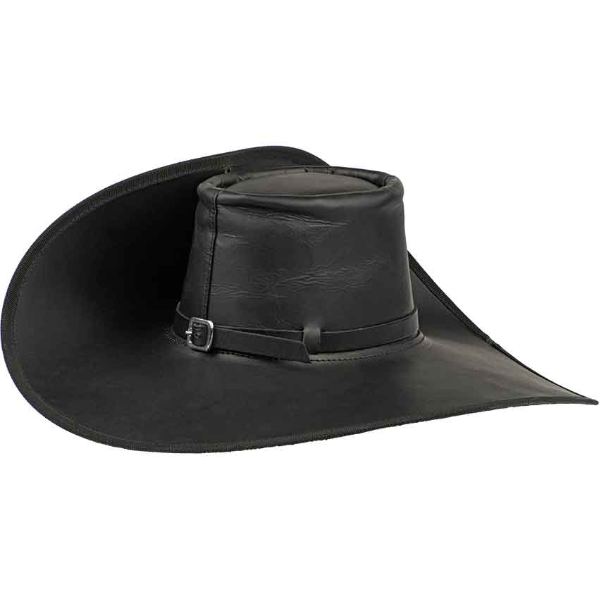 black cavalier hat