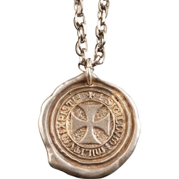 Knights Templar Seal Necklace