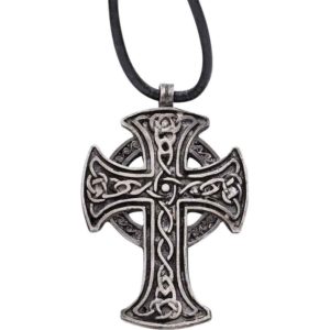 Celtic Cross Pewter Necklace