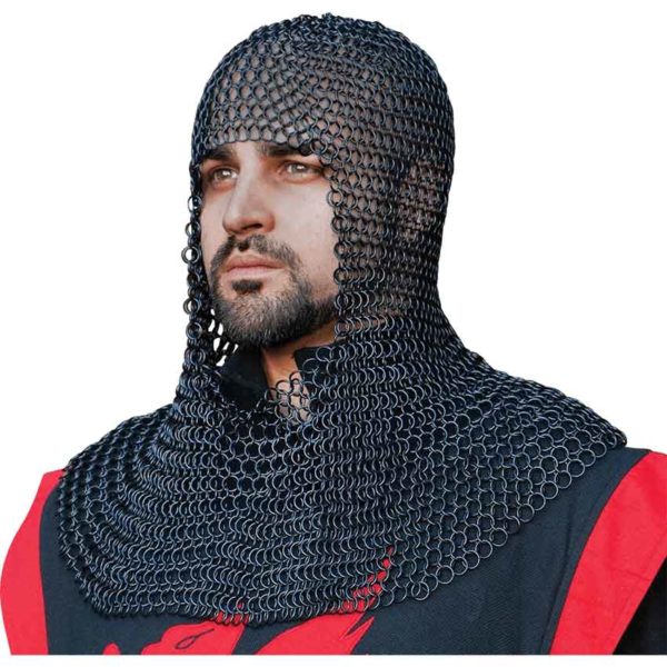 Blackened Chainmail Coif