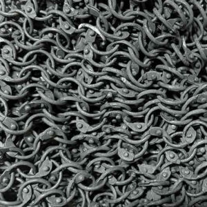Riveted Aluminum Chainmail Coif