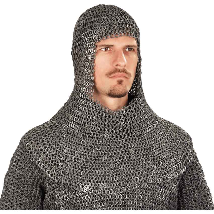 Riteted Aluminum Chainmail Coif