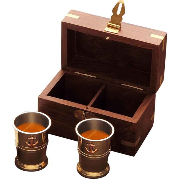 Captains Cups with Storage Box