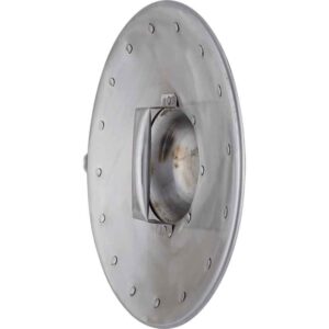 Leather Covered Buckler - 15 Inch