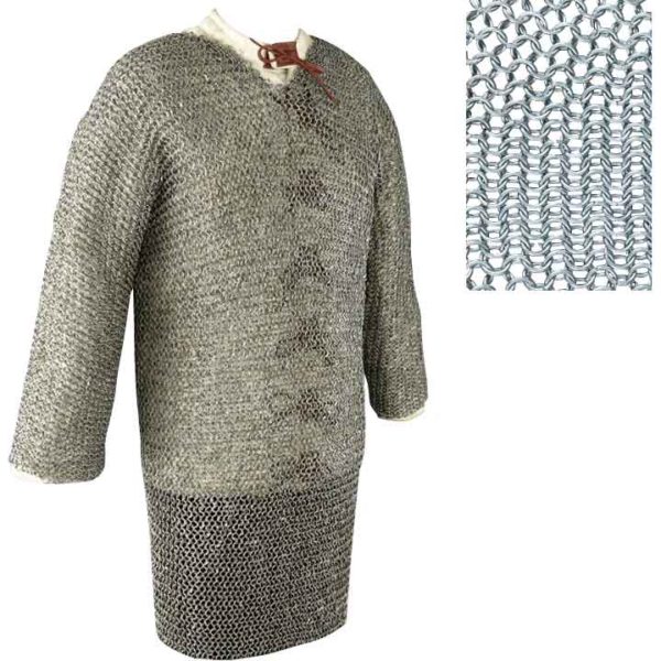 Full Sleeve Butted Chainmail Hauberk