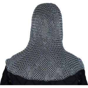 Round Ring Butted Chainmail Coif
