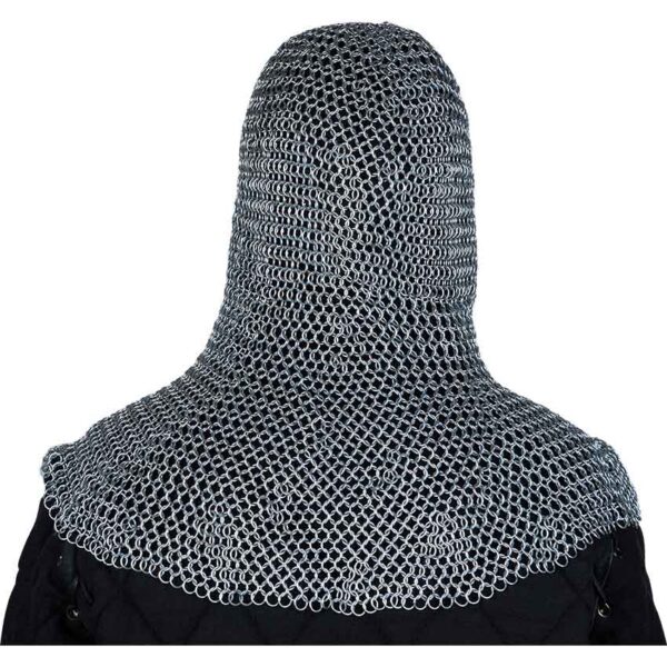 Round Ring Butted Chainmail Coif