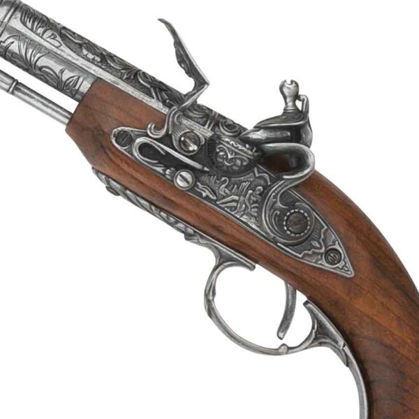 Left Handed Gray Indian Flintlock