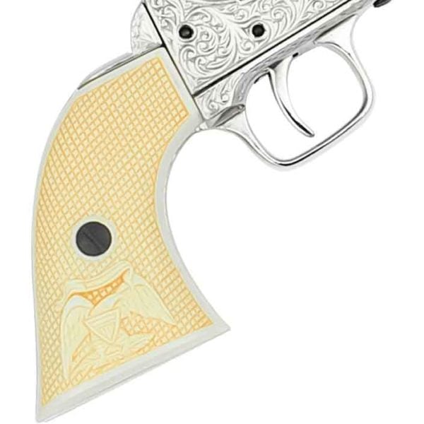 Polished Ornate Nickel M1851 Navy Revolver