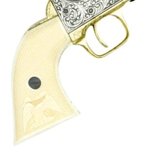 Polished Gold and Nickel M1851 Navy Revolver