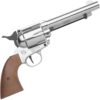 Blank Firing Nickel Western Revolver