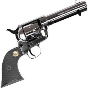 Blank Firing 1873 Nickel Western Revolver