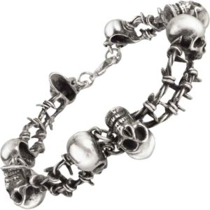 No Mans Land Skull Bracelet