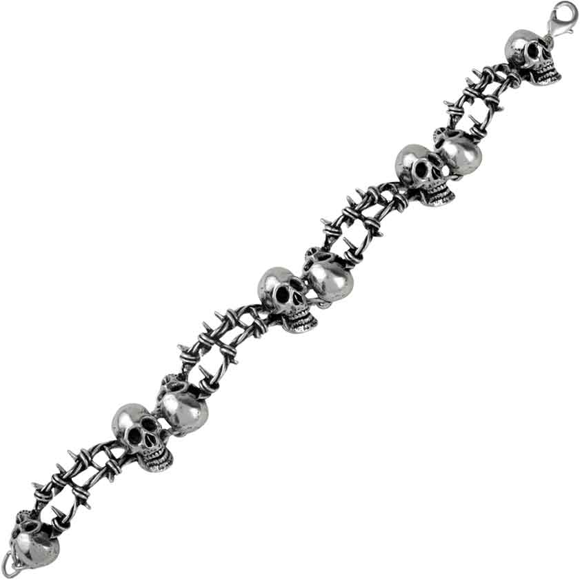 No Mans Land Skull Bracelet