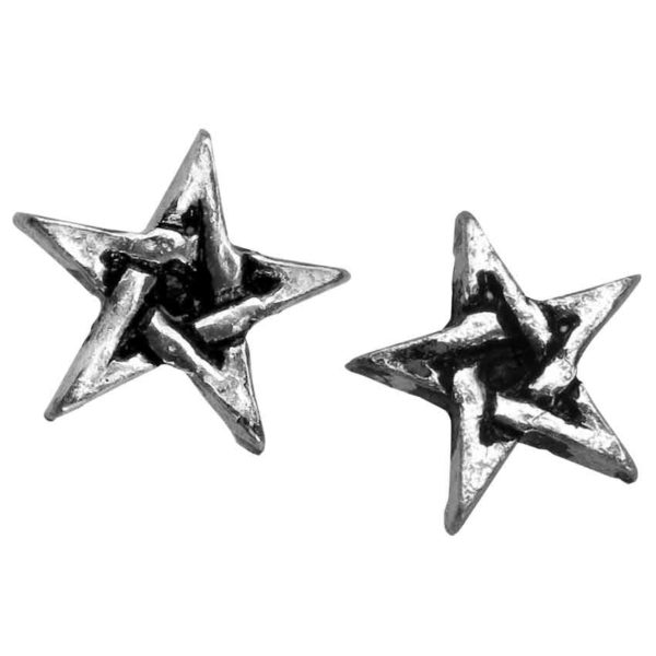 Pentagram Stud Earrings
