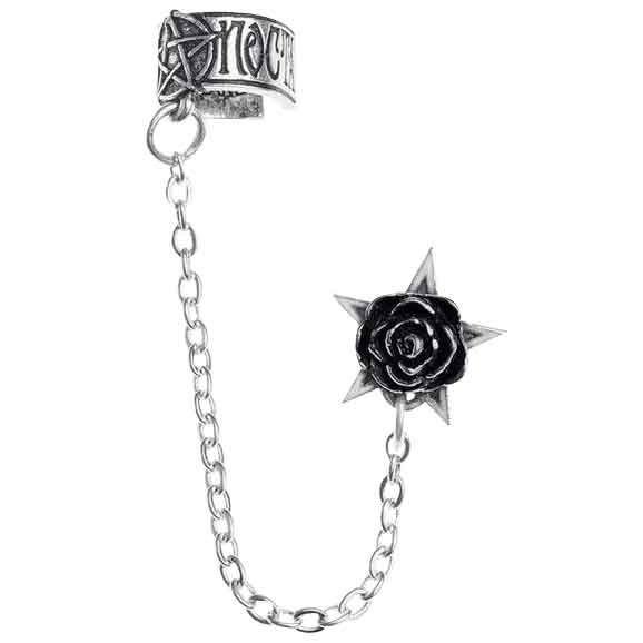 Rosa Nocta Chained Earring