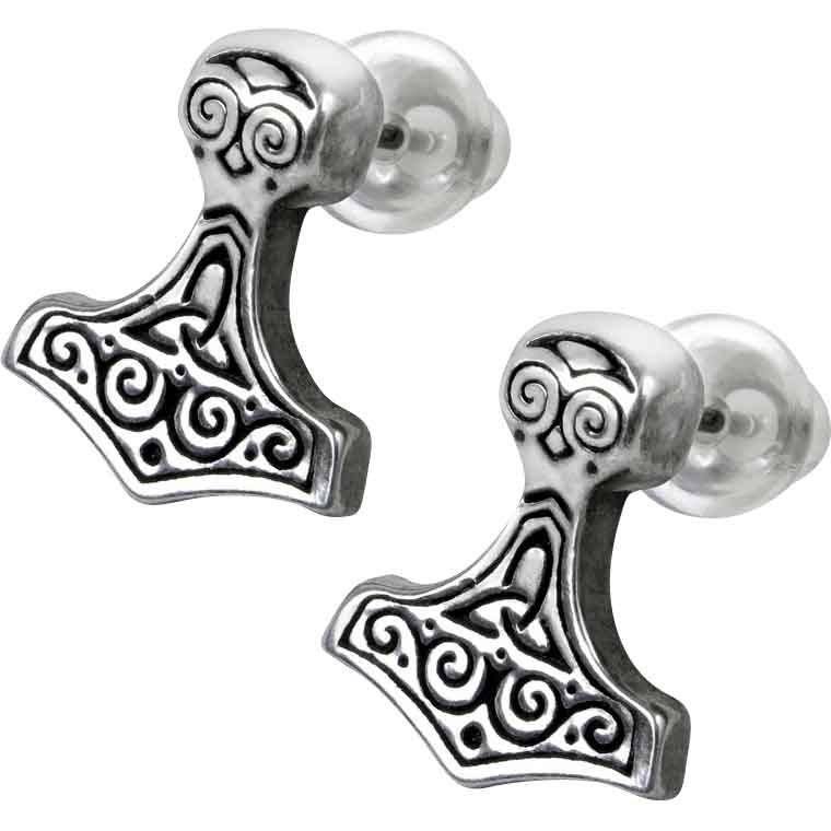 Thor Hammer Earrings