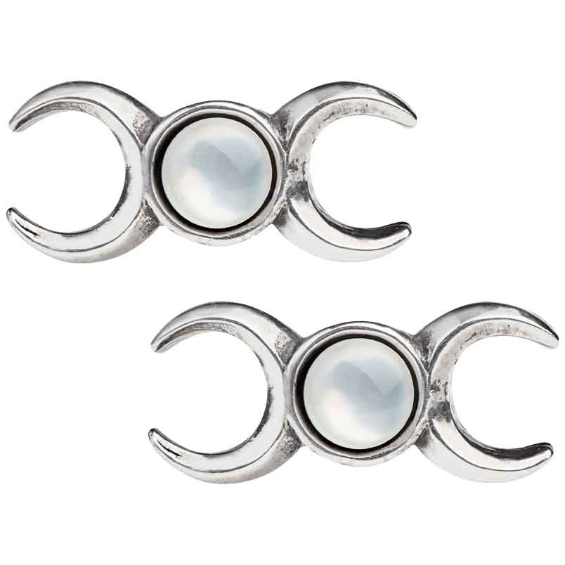 Earrings triple goddess