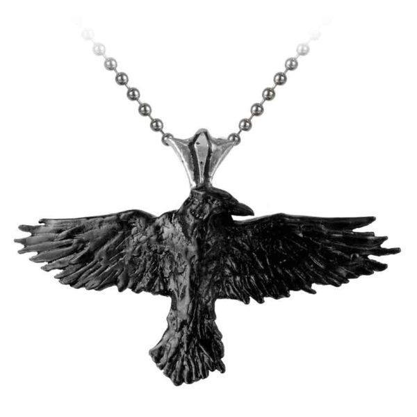 Black Raven Necklace