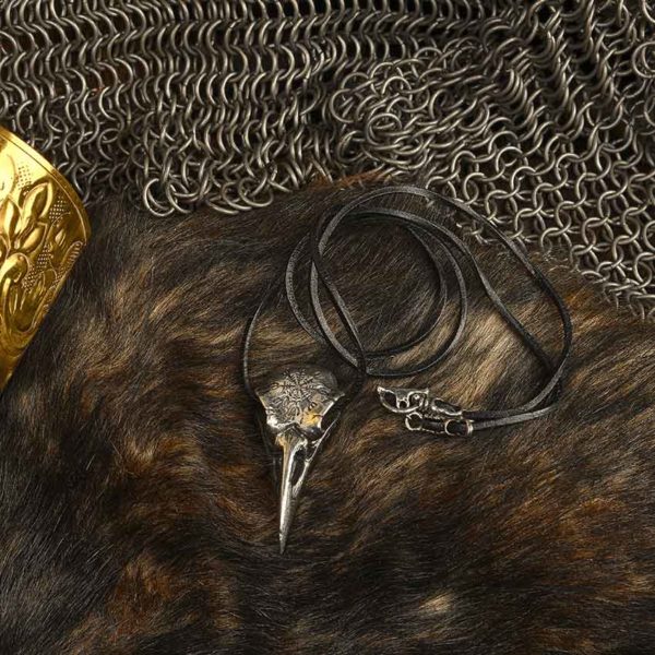 Helm of Awe Ravenskull Necklace