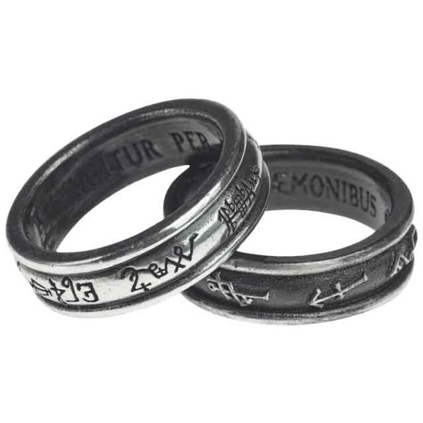 Demon Black and Angel White Ring