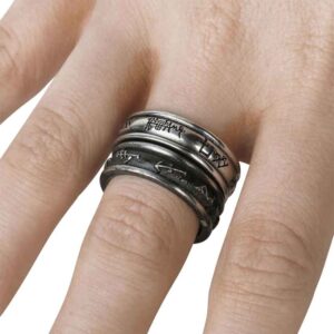 Demon Black and Angel White Ring