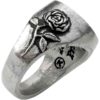 Roseus Pentagram Ring