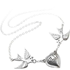 Swallow Heart Pendant