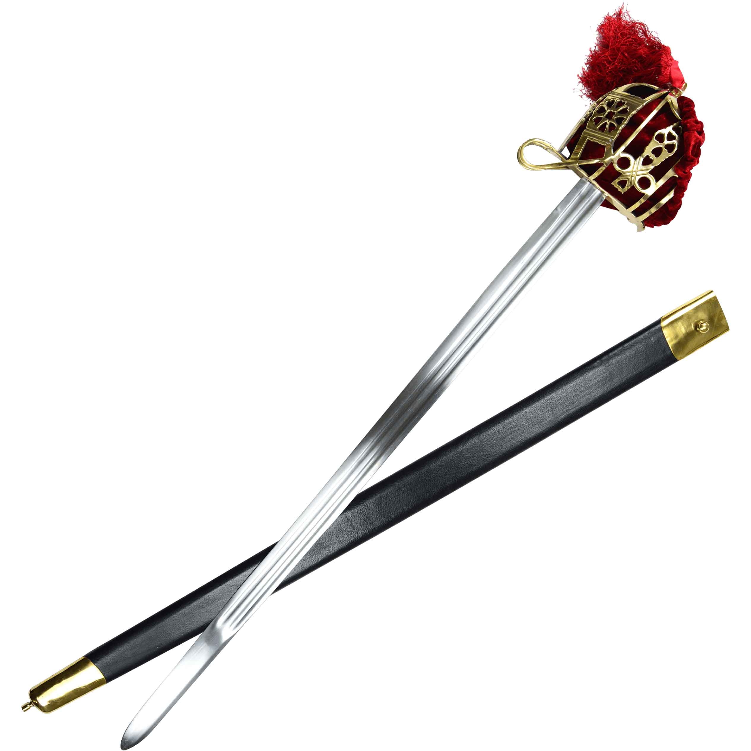 Brass Basket Hilt Scottish Sword