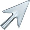 Acute Barbed Broadhead Arrowhead