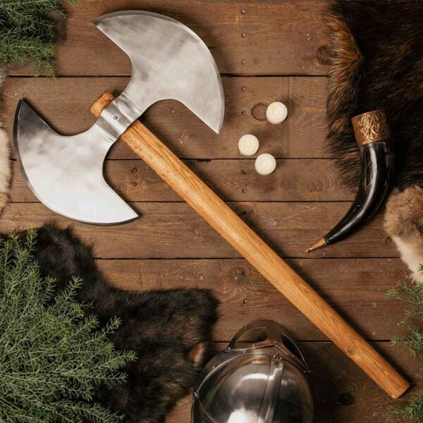 Short Hafted Double Bit Axe