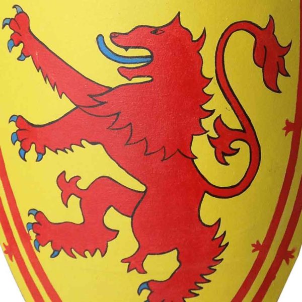 Yellow and Red Wolf Heater Shield