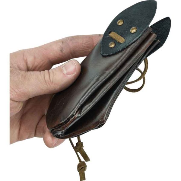 Medieval Leather Coin Pouch