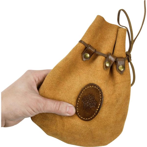 Drawstring Bound Medieval Pouch