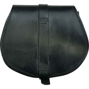 Buckled Medieval Leather Pouch