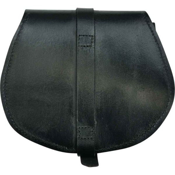 Buckled Medieval Leather Pouch