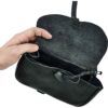 Black Medieval Leather Pouch