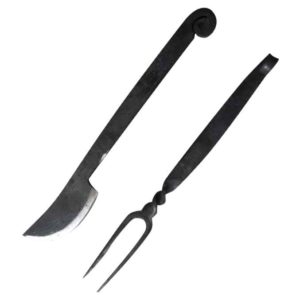 Spiraled Fork and Knife Set