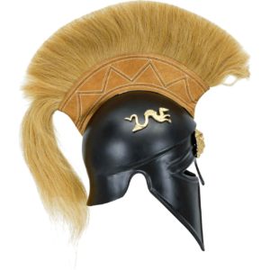 Royal Corinthian Helmet With Plume