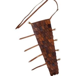 Gladiator Scaled Leather Arm Guard