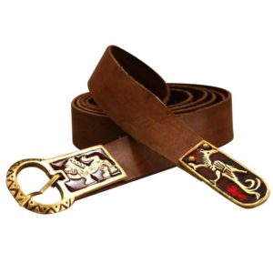 Norman Heraldry Leather Belt