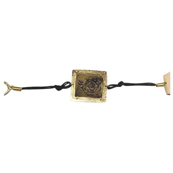 Brass Rose Bracelet