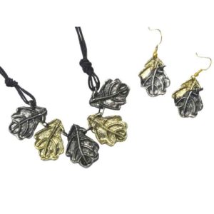 Oak Leaf Jewelry Set