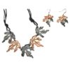 Copper Maple Jewelry Set