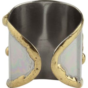 Curling Leaf Cuff Ring
