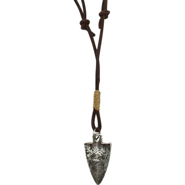 Braern Pewter Arrowhead Necklace